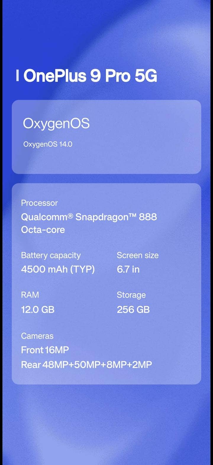 One Plus 9 Pro 0