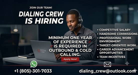 Sales representatives required for USA campaign (Earn up to 80000 Rs)