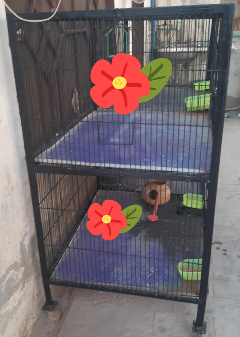 Movable Large Beautiful Cage 0