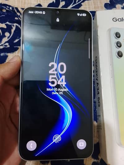 Samsung Mobile A34 5G PTA approved excellent condition 8GB 128GB