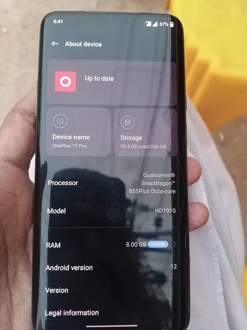 One Plus 7T Pro 9