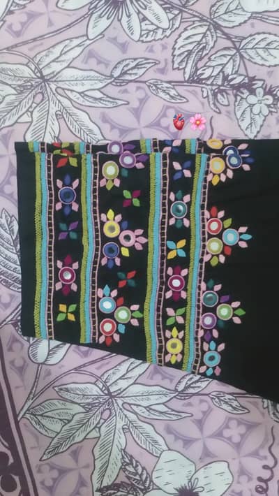 Embroidery kameez with shalwar