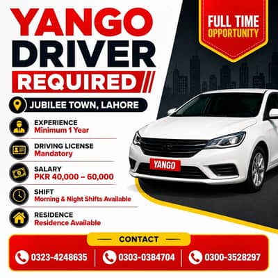 YANGO / INDRIVE DRIVER CHAHIYE