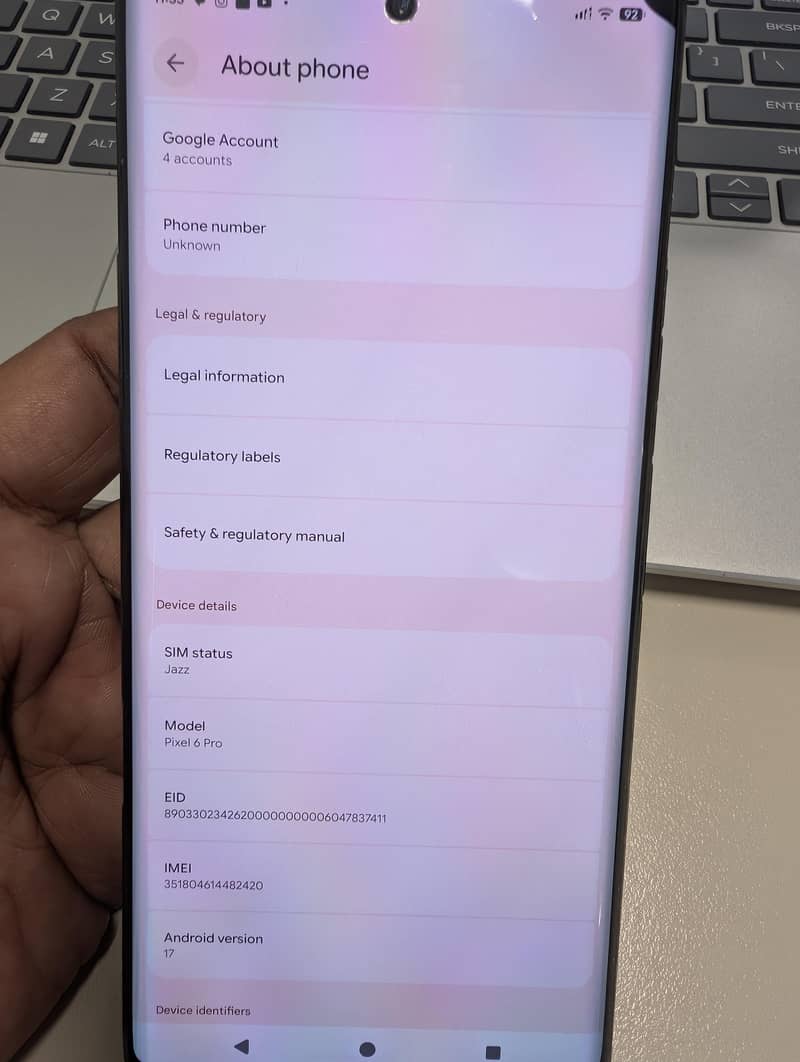 Google Pixel 6 Pro 4