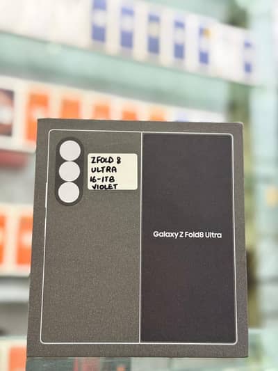 Samsung Mobile Z Fold 8 Ultra 1TB  Boxpack Voilet Nonactive