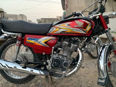 Honda 125 red colour 2025 Edetion