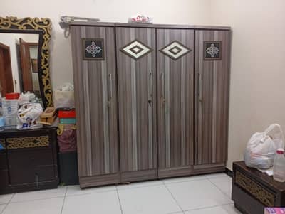 4-Door Wooden wardrobe For Sale
