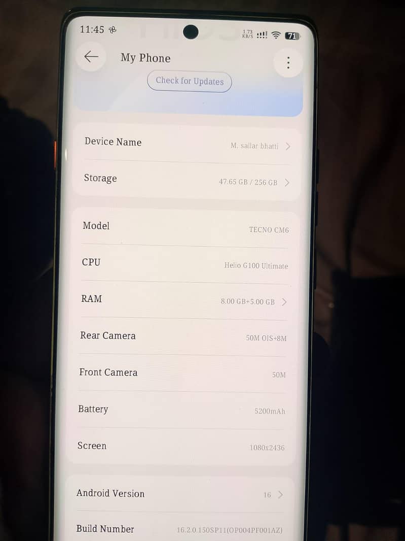 Tecno CAMON 40 Pro 3