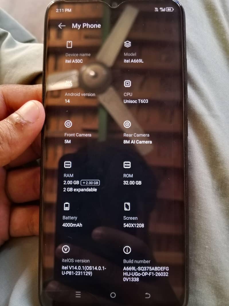 Itel A50C 7