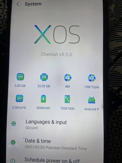 infinix hot 8 in blue and purple color please call 03115465043