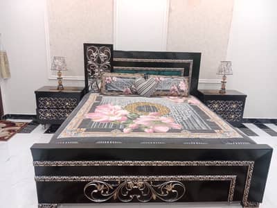 bedroom with cofee set