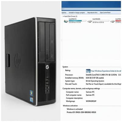 i5 2nd Gen / 8GB RAM / 465GB HDD PC