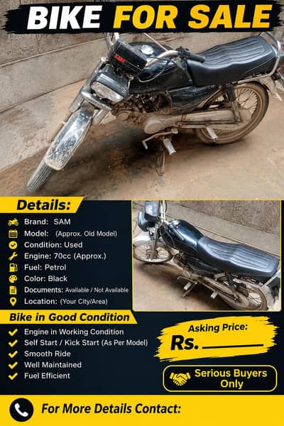 Honda CD 70 — Excellent Condition | Genuine Bike | Urgent Sale