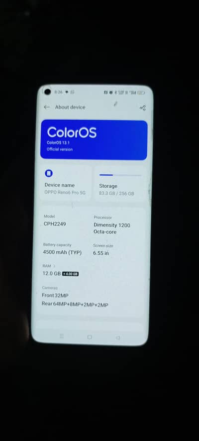 OPPO Reno 6 pro 5g