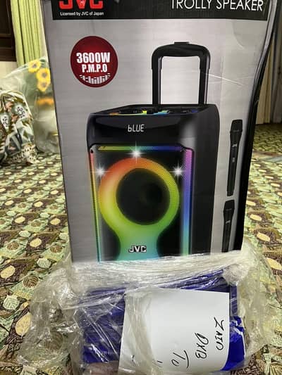 JVC Trolley Party Speaker (XS-N5214PB)| 15 Days Used | Dubai Import