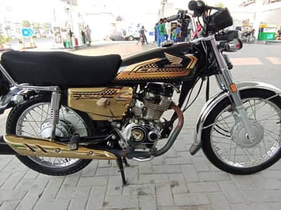CG 125 Self Start Gold