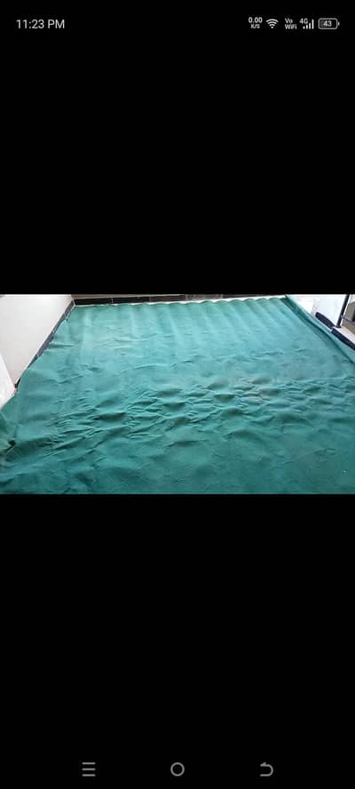 Used carpet .