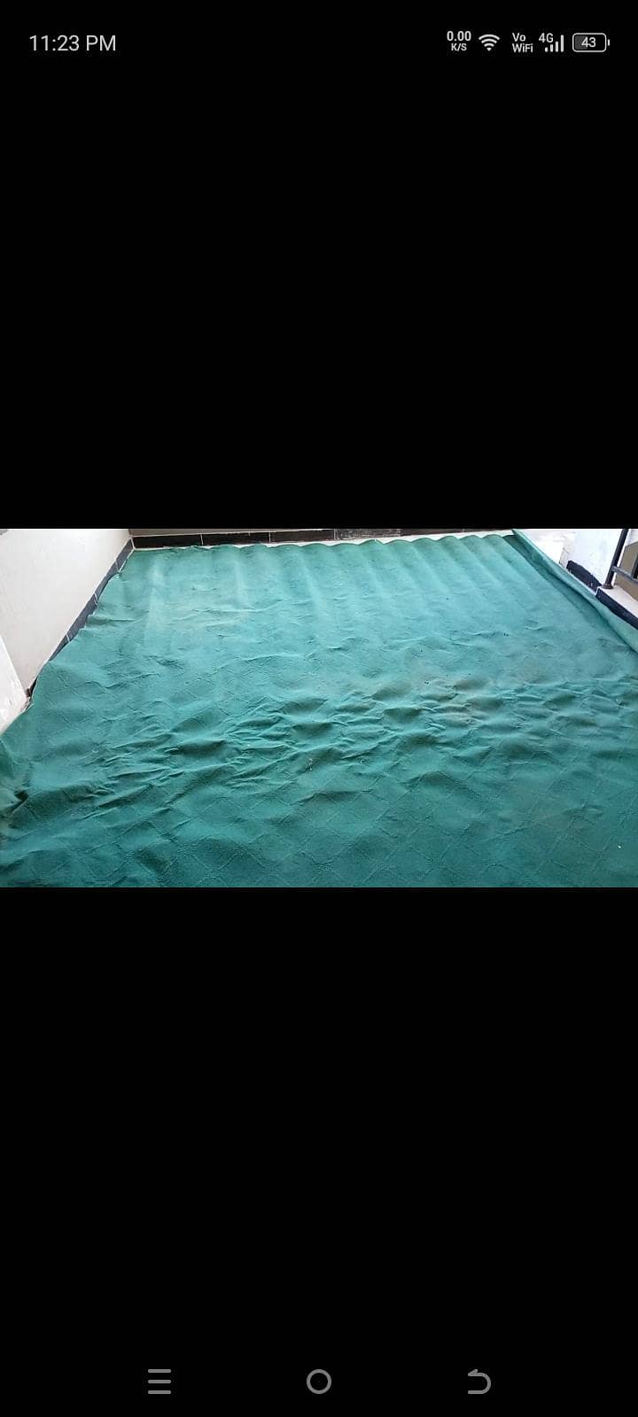 Used carpet . 0