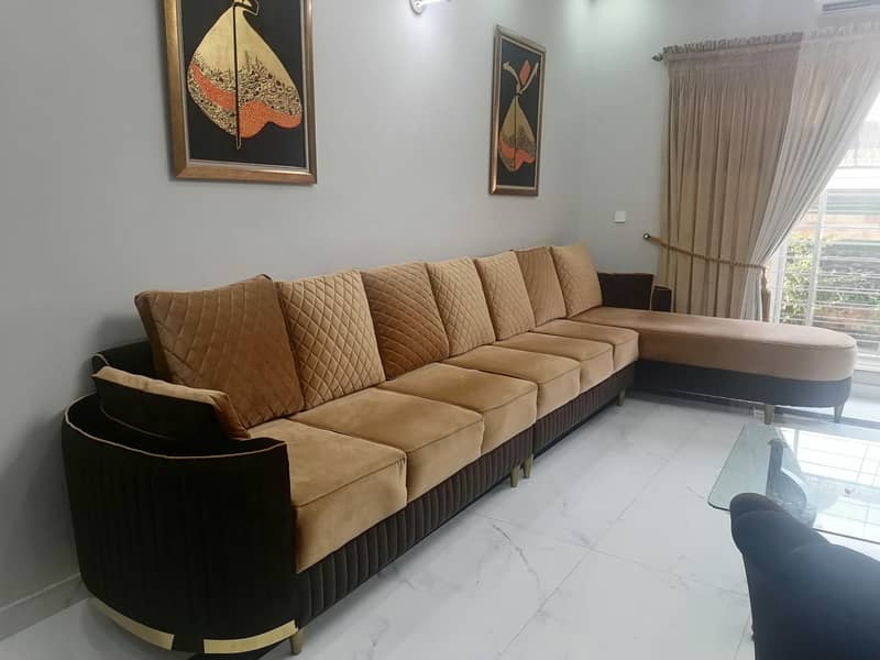 L shape sofa 0