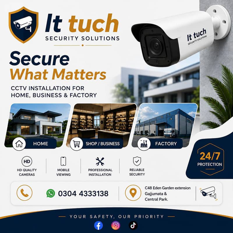 it tuch CCTV Camera's Security Solutions 1