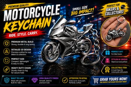 BMW S1000RR Keychain STL File - 3D Printable