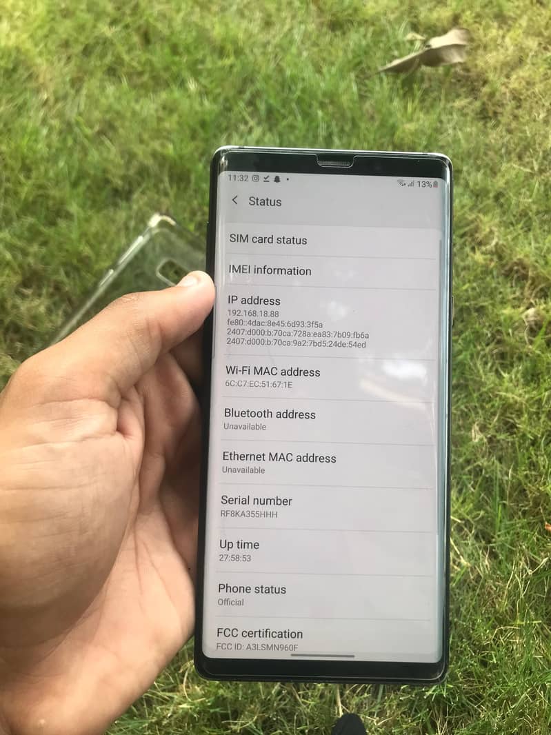 Samsung Mobile Note 9 8