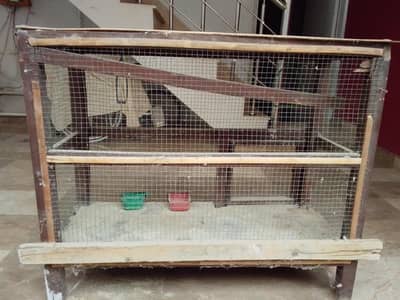wood cage