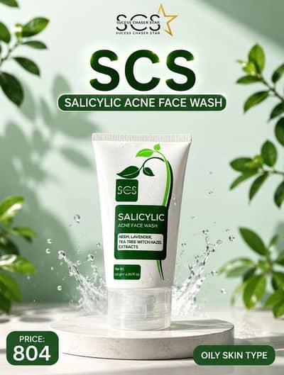 New skin care face wash