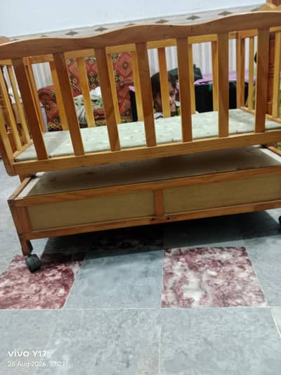 wooden jola for baby