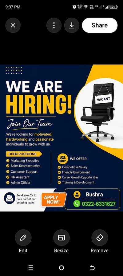male and female full time work