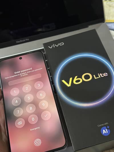 Vivo V60 Lite 16/256 PTA APPROVED with complete box