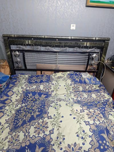 single steel bed