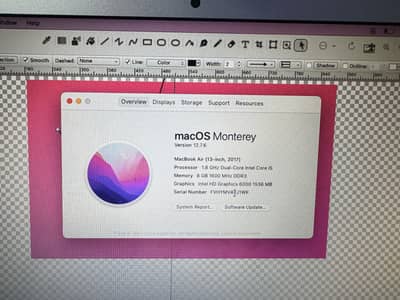 MacBook Air 2017 i5 fresh uk import with case charger
