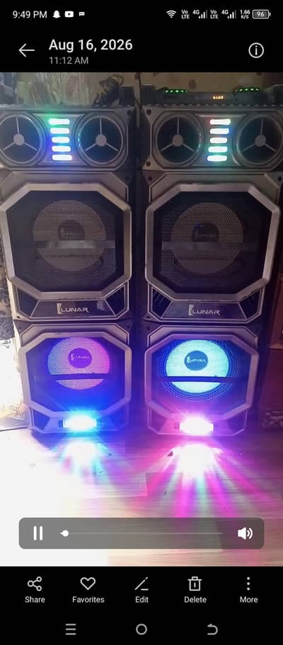 Lunar Bluetooth speakers pair
