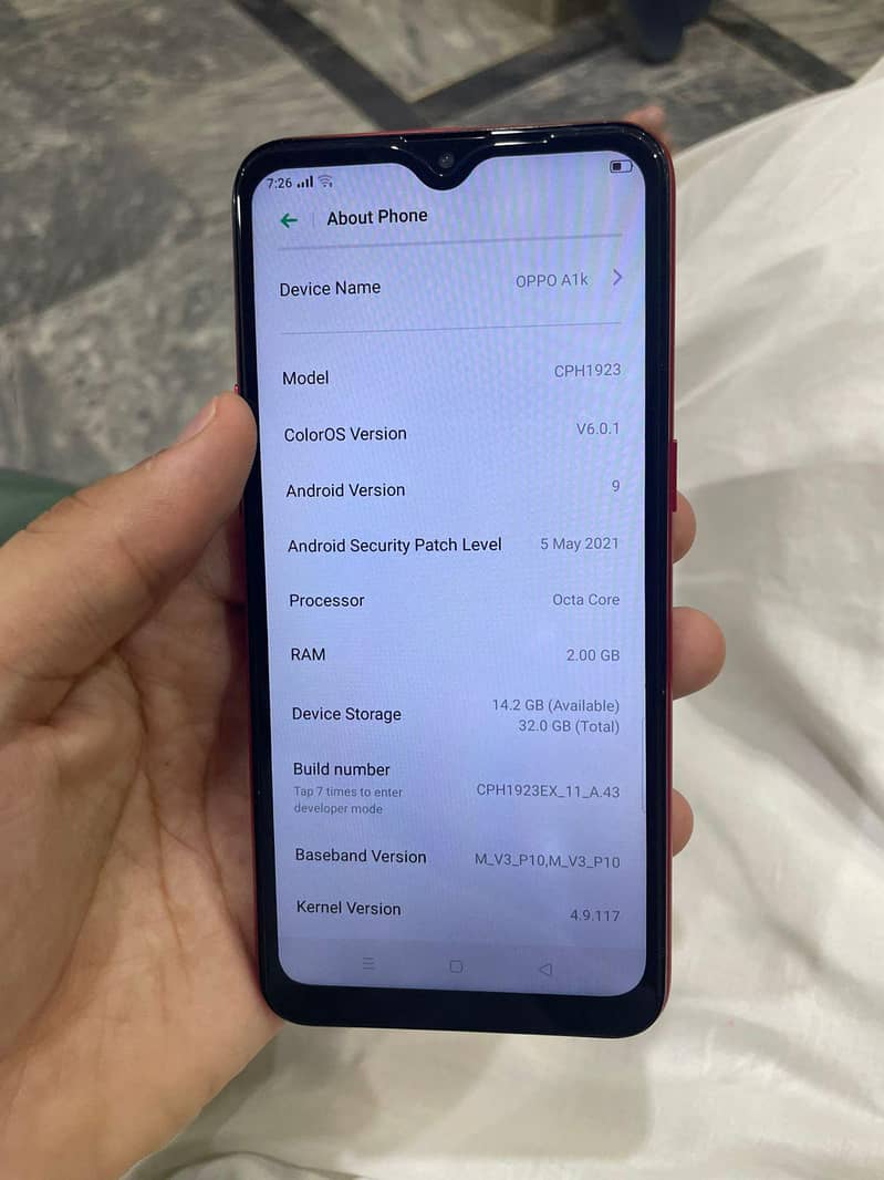OPPO A1k 1