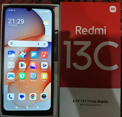 Redmi Xiaomi 13c 6GB/128GB with charger and Box