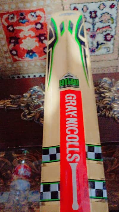 A stylish grey nicolls hard ball bat