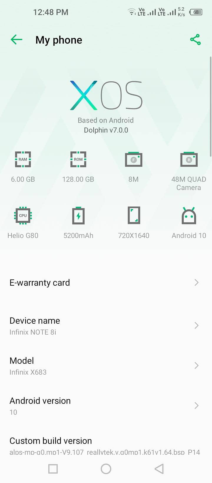 Infinix note 8i 4