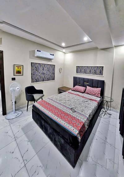 Furnished flats available fro rent in pak Arab society