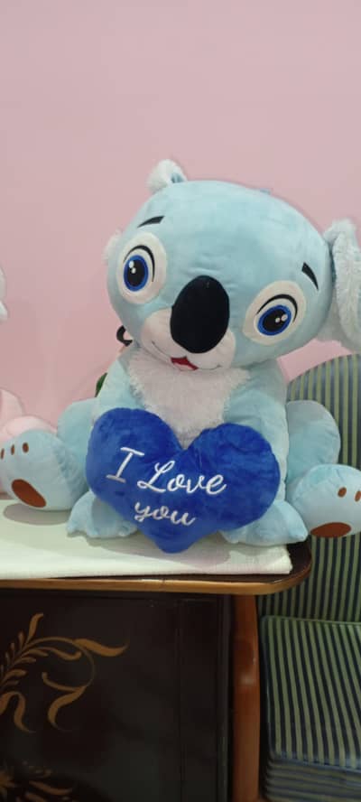 stuffed koala pair