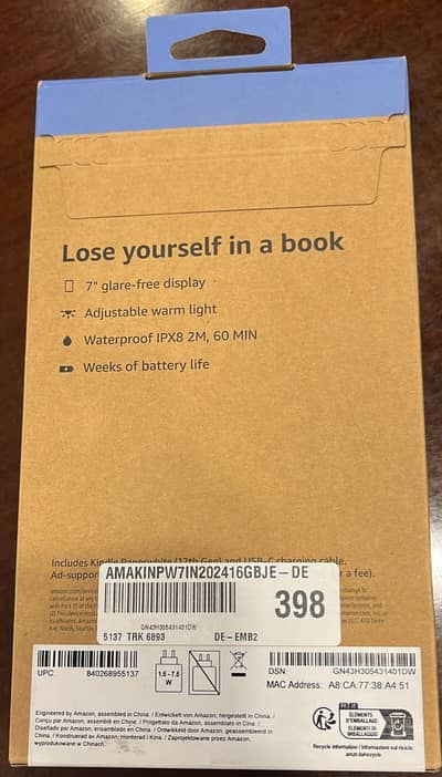 Kindle paperwhite