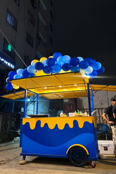 French fries cart