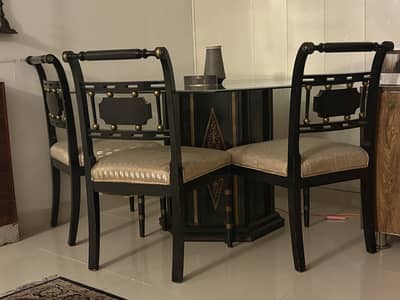 Dining Room Table and Four Chairs