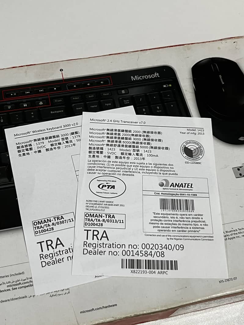Microsoft wireless 3000 3