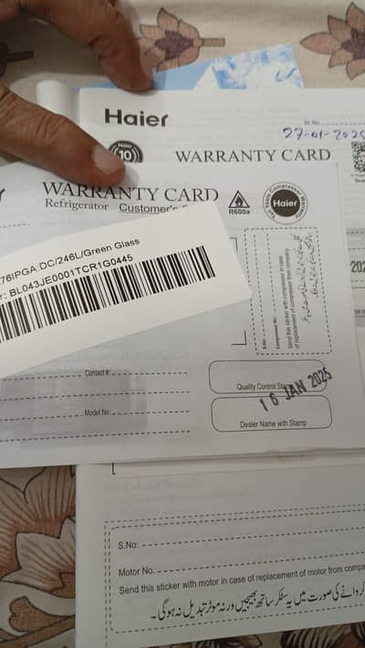 Haier 10 cubic feet smart inverter