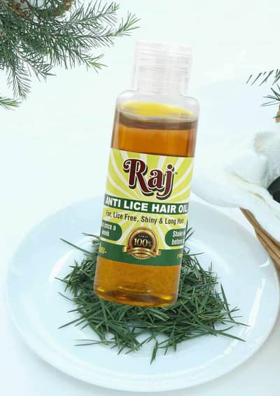 Raj anti lice hair oil