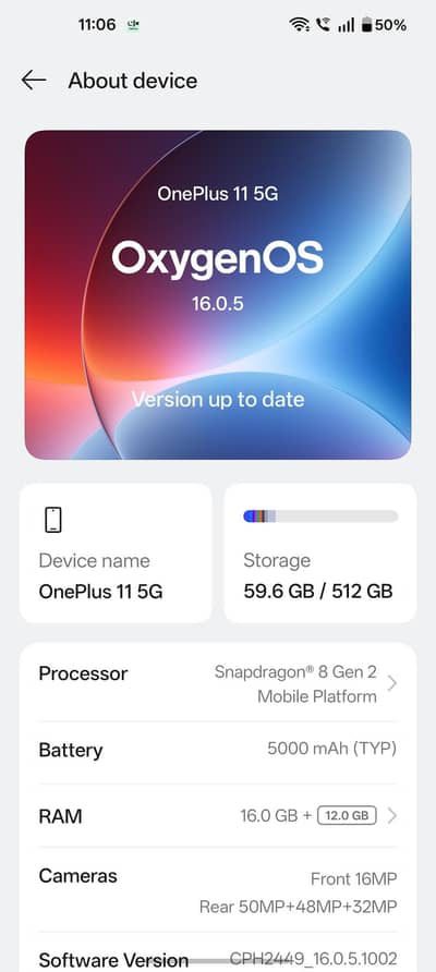 One Plus 11 5G