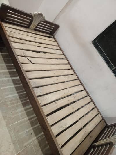 “Wooden Single Bed for Sale – Good Condition”