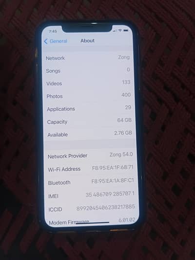 Apple iPhone X