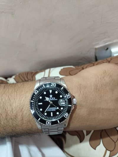 Rolex automatic submariner watch